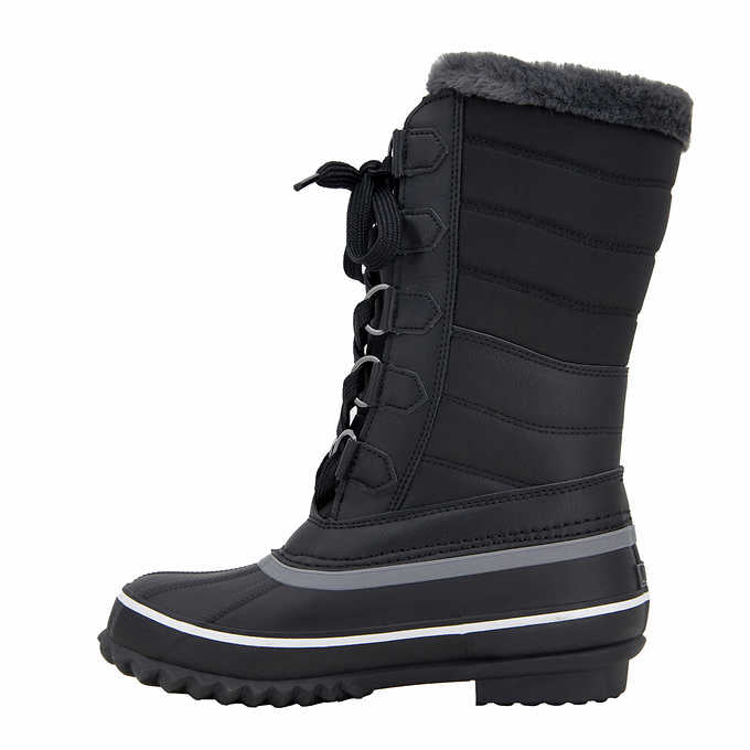 JBU Sabine Ladies' Size 9 Water Resistant Winter Boot, Black, New without Box