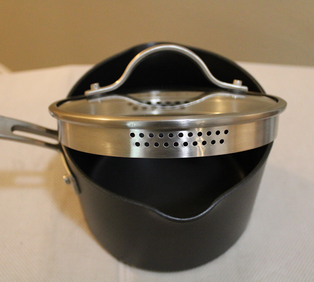 Kirkland Signature 3-qt. Covered Saucepan Non-Stick Hard Anodized Aluminum