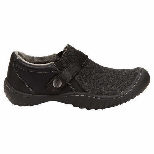 JSport Ladies' Size 11 Blair Fur Winter Slip On Shoes, Black, Ships without Box