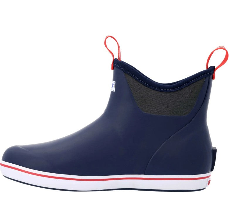 XTRATUF Men's Size 8, Waterproof Ankle Deck Boot, Navy Blue, New in Box