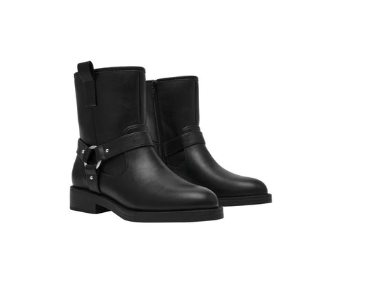 DV by Dolce Vita Women's Size 8, Moto Mid-Calf Boots, Black