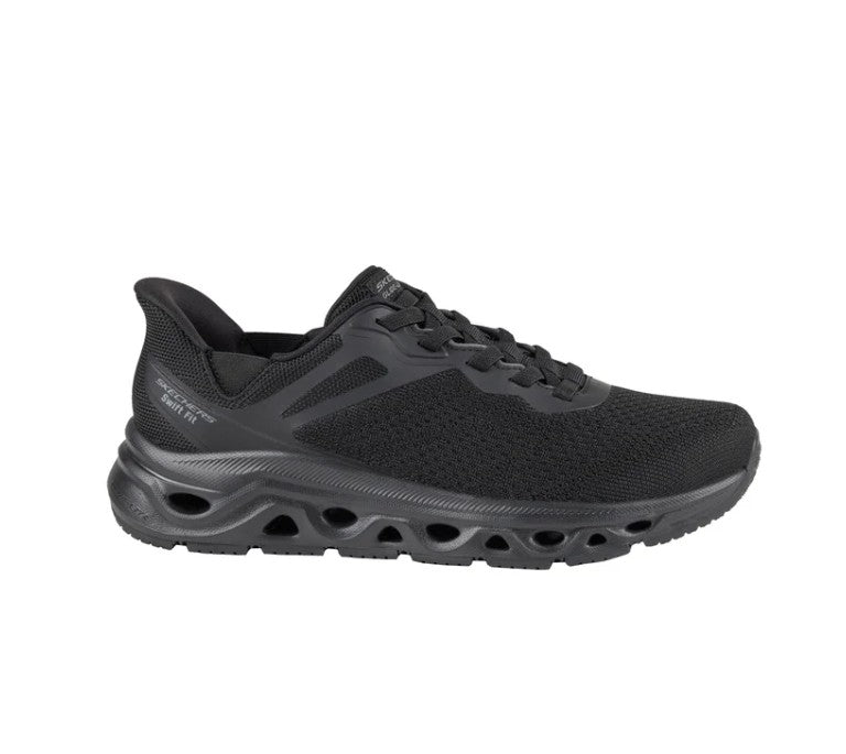 Skechers Men's Size 9.5, Swift Fit Slip On Sneakers Shoes, Black, Grade A