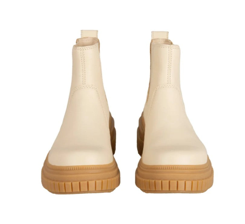 SOREL Women's Size 8, Ona Ave Waterproof Chelsea Boots, Honey White