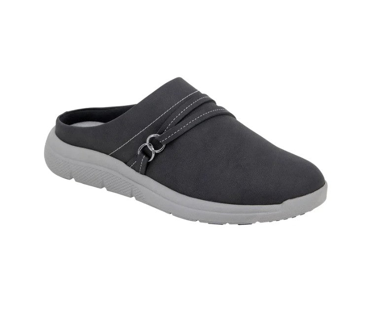 JSport Women's Size 7, Gina Comfort Mule Slip-on Shoes, Black, Grade A