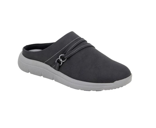 JSport Women's Size 7, Gina Comfort Mule Slip-on Shoes, Black, Grade A