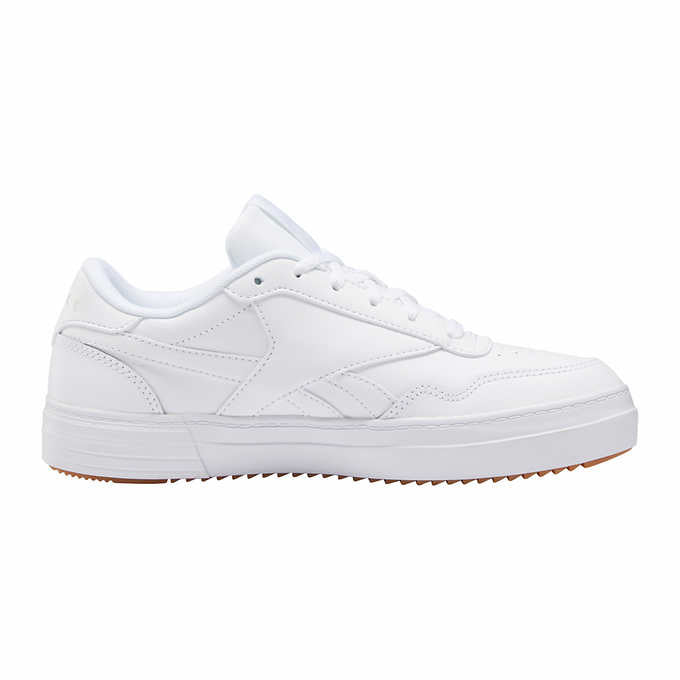 Reebok Ladies' Size 9.5 Club MEMT Lace-Up Sneaker, White, Customer Return