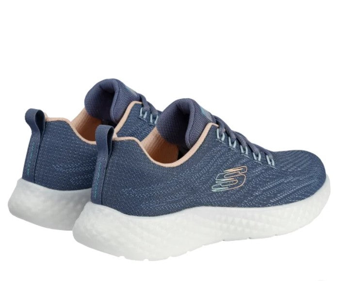 Skechers Ladies' Size 7, Lite Foam Sneakers Shoes, Blue, Grade A