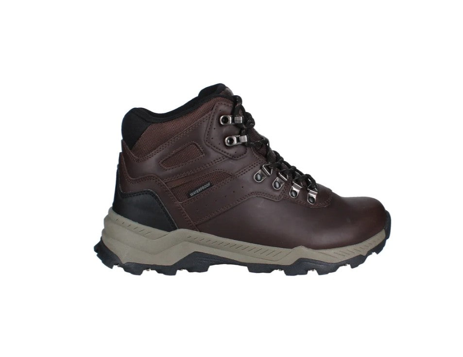 Khombu Men's Size 9, Kenny Waterproof Mid Hiking Boots, Brown