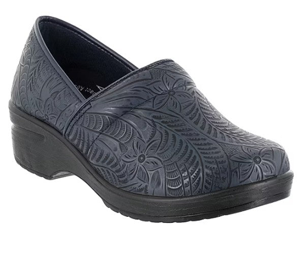 Easy Works Easy Street Slip Resistant Clogs Women's Size 6 M, Lyndee Shoes, Navy