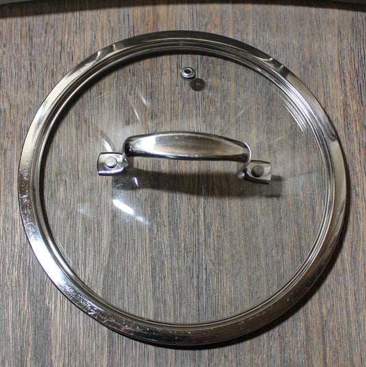 Kirkland Signature 7.5 Inch Tempered Glass lid with Steam Vent Hole, Pre-owned