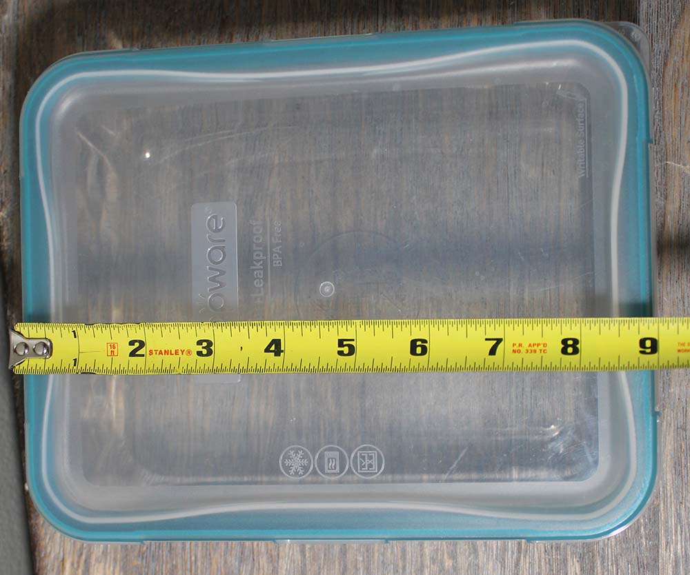 Snapware Pyrex 6 Cup Rectangular Glass Food Storage Container