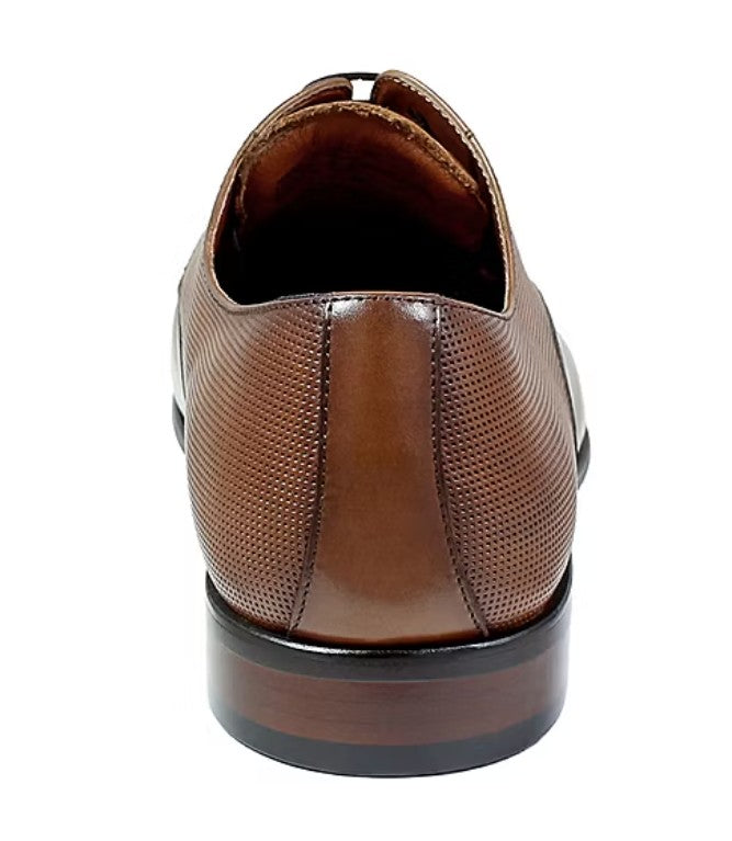 Florsheim Scottsdale Men's Size 13, Cap Toe Lace-up Oxford Dress Shoes, Cognac