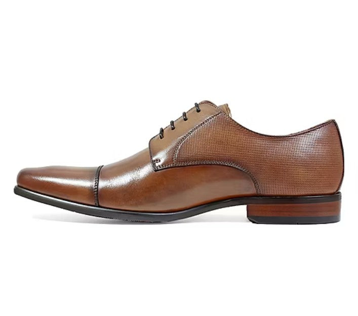 Florsheim Scottsdale Men's Size 13, Cap Toe Lace-up Oxford Dress Shoes, Cognac