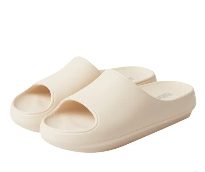 32 Degrees Unisex Size Large (W 9-10 / M 7-8) Cushion Slide Sandal, Cream