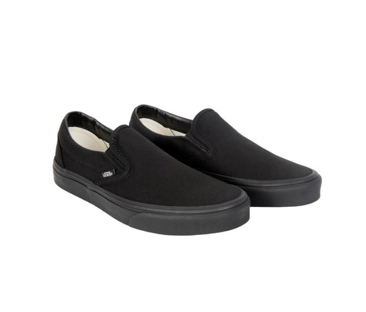 Vans Authentic Size Men's 9 / Women's 10.5 Classic Slip-On Shoes, Black