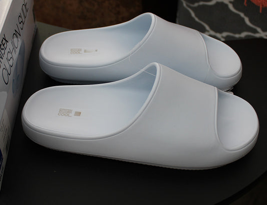 32 Degrees Unisex Size Small (W6-7/M4-5) Cushion Slide Sandal, Blue