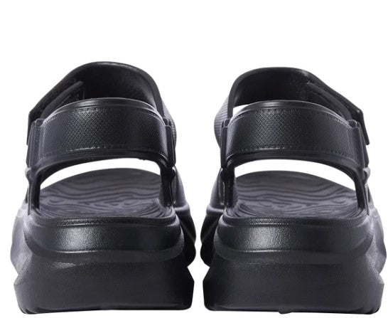 32 Degrees Ladies' Size Small (6-7) EVA Strap Sandal, Black, Customer Return