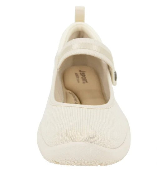Jsport Women's Size 7.5 Mary Jane Shoes, Cream, Grade A