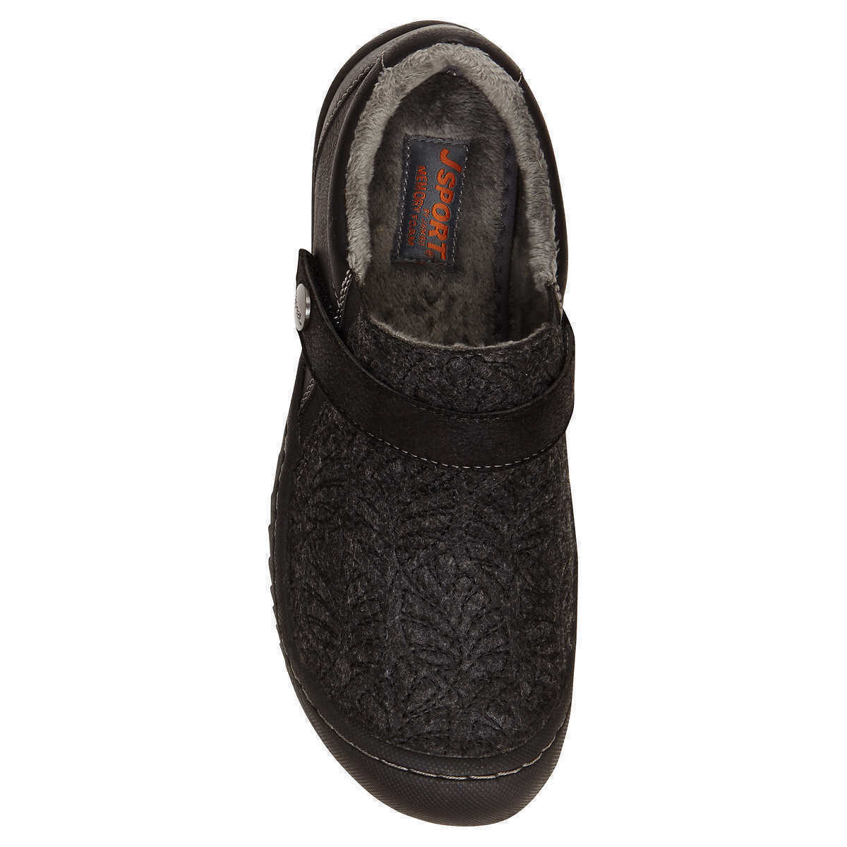 JSport Ladies' Size 11 Blair Fur Winter Slip On Shoes, Black, Ships without Box