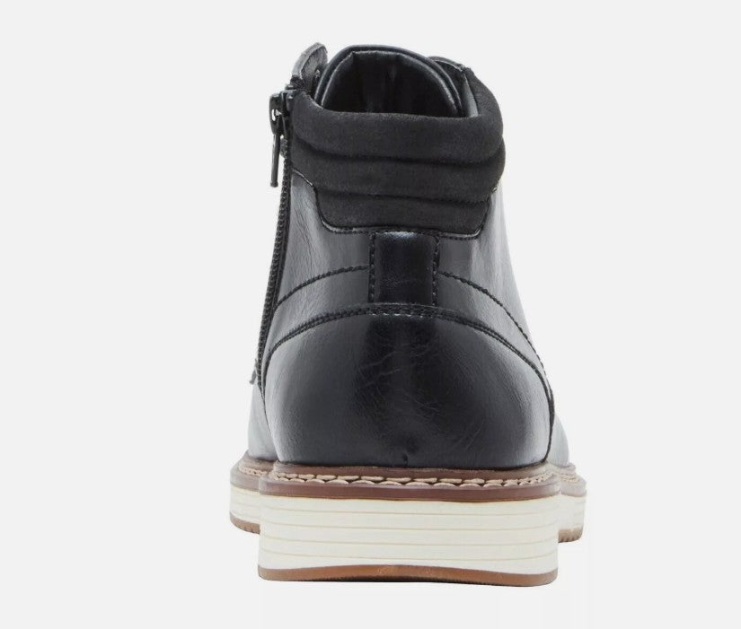 Steve Madden Men's Size 8 Chukka P-Jelen Ankle Boots, Black, New in Box