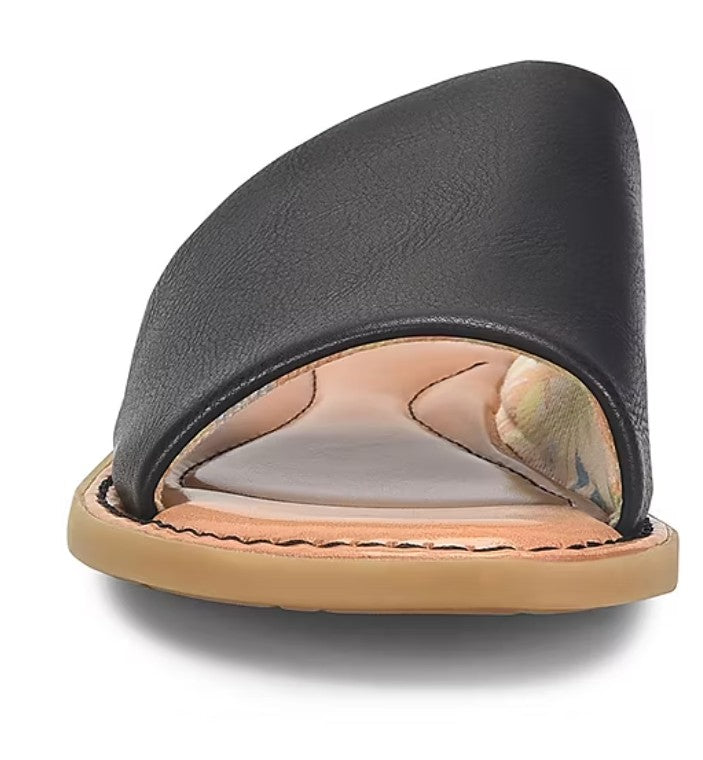 BOC by Born Women's Size 9, Keely Flat Slip on Sandals, Black