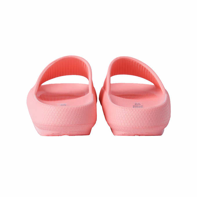 32 Degrees Women's Size Medium (7.5-8.5) Cushion Slide Shower Sandal, Pink, Customer Return