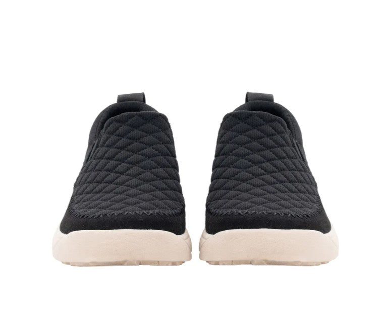 Staheekum Women's Size 10, Quilted Slip-On Casual Shoes, Black
