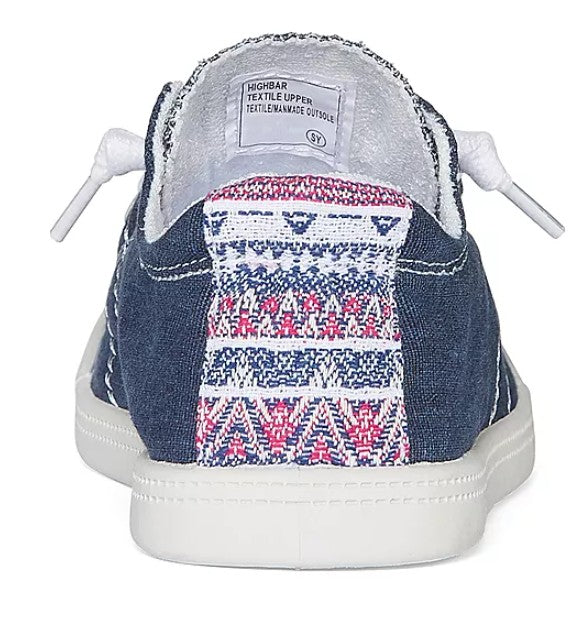 Pop Women's Size 6 M, Highbar Slip-on Sneakers, Navy, New (Display Model)