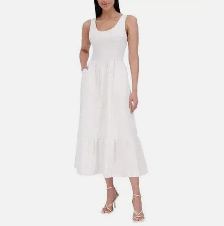 Steve Madden Ladies' Size X-Small (2) Sleeveless Maxi Dress, White