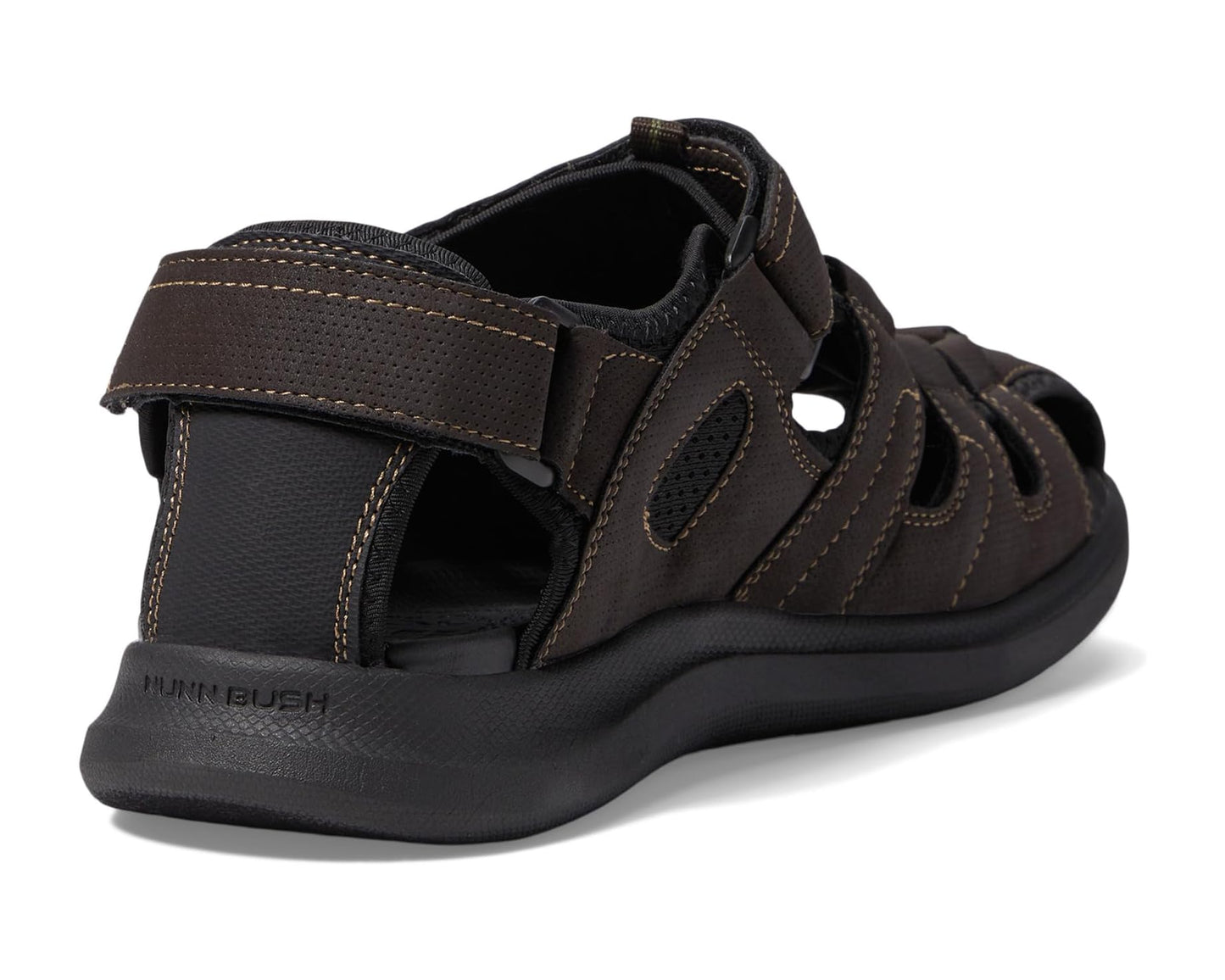 Nunn Bush Rio Vista Men's Size 12 M, Fisherman Closed Toe Sandals, Brown