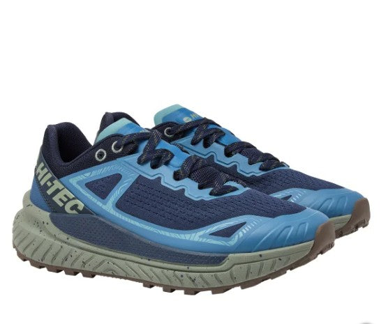 Hi Tec Men's Size 12 Lace-up Athletic Trail Shoes, Blue