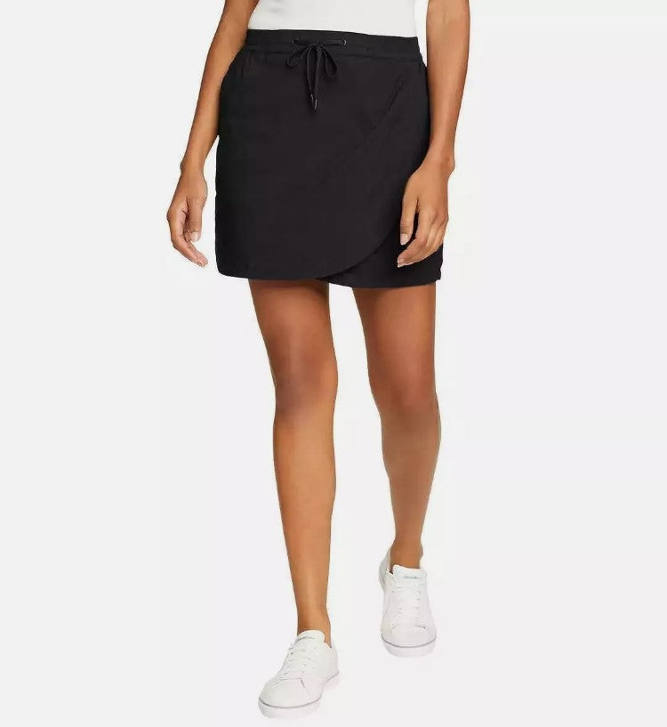 Eddie Bauer Ladies' Size XXL (20-22) Tulip Hem Skort, Black