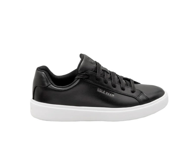 Cole Haan Women's Size 6, Leather Grand Crosscourt Sneakers, Black (NO BOX)