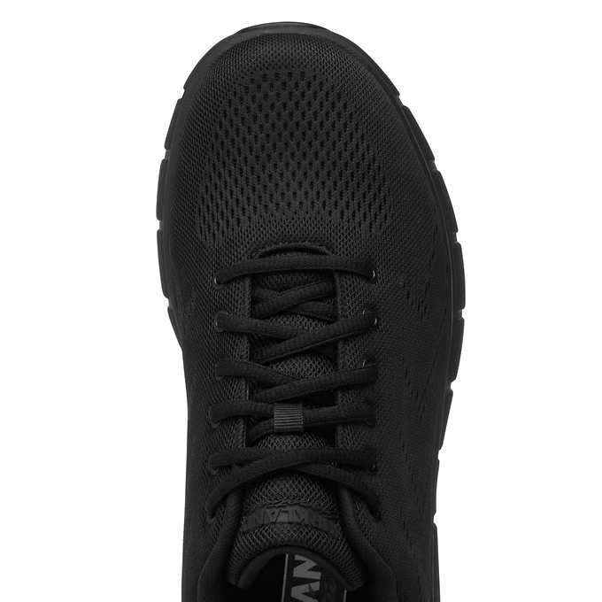 Kirkland Signature Men's Size 11 Comfort Walker Sneakers, Black, Grade A