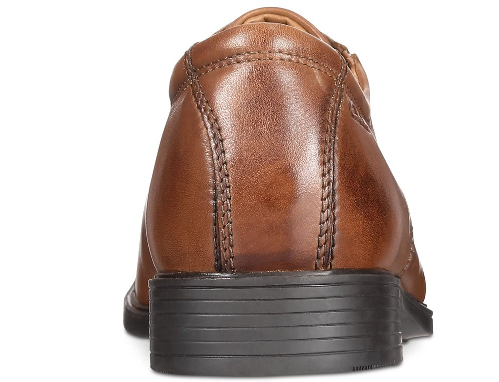 Clarks Men's Size 11 M, Tilden Cap Toe Oxford Dress Shoes, Dark Tan (NO BOX)