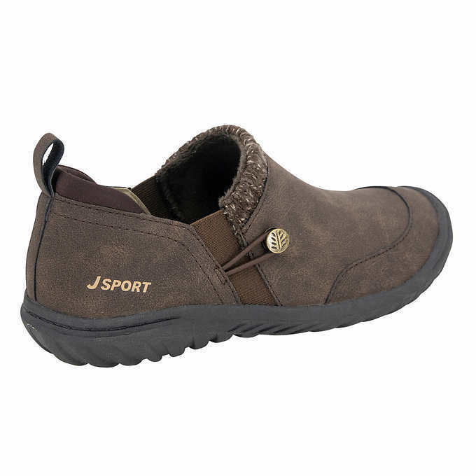 JSport Alice Ladies' Size 7, Cozy Faux fur All Terra Shoe, Brown NEW Ships without Box