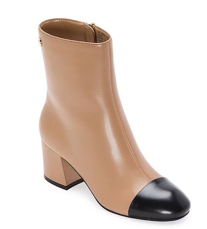 Liz Claiborne Women's Size 8 M, Kendale Block Heel Faux Leather Booties