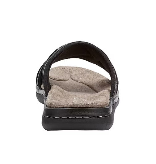 Dockers Men's Size 11 M, Sunland Slide Memory Foam Sandals, Black