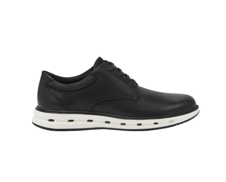 Lands' End Men's Size 10, Sport Oxford Lace up Shoes, Black, Grade A