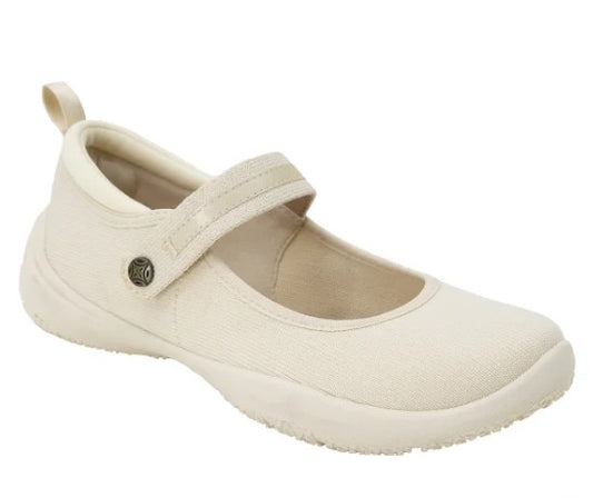 Jsport Women's Size 7.5 Mary Jane Shoes, Cream, Grade A