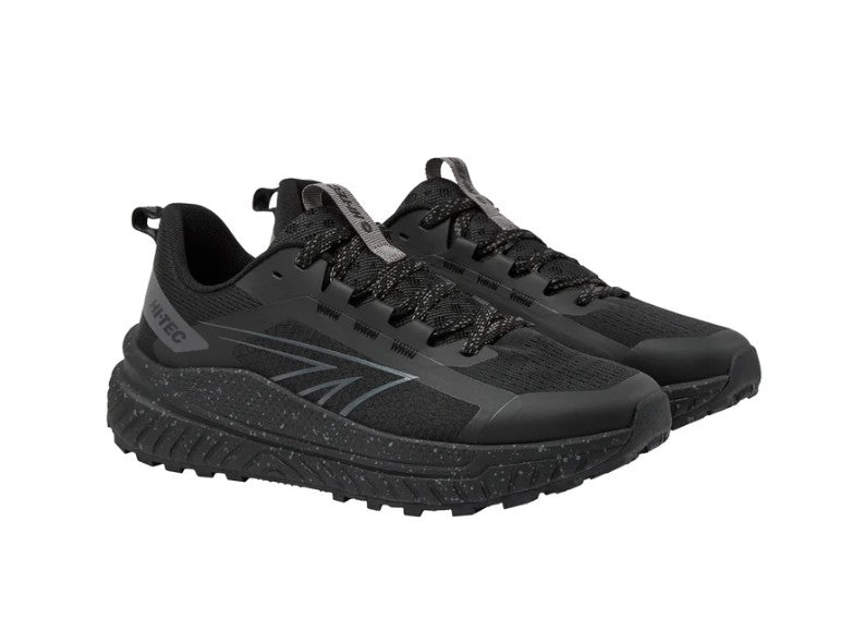 Hi Tec Men's Size 13, Lace-up Athletic Trail Shoes, Black, Grade A