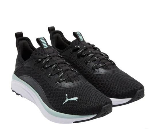 PUMA Ladies' Size 8 Sophia EVO Sneakers Athletic Shoes, Black New (NO BOX)