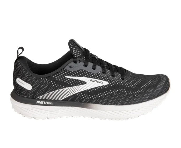 Brooks Men's Size 8.5 Revel 6 Athletic Shoes, Black, New in box