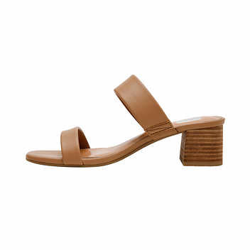 DV by Dolce Vita Ladies' Size 6.5 Heel Strap Sandal, Tan, New Ships without Box