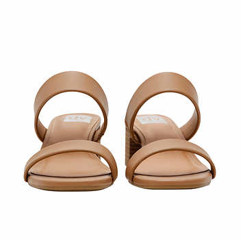 DV by Dolce Vita Ladies' Size 6.5 Heel Strap Sandal, Tan, New Ships without Box