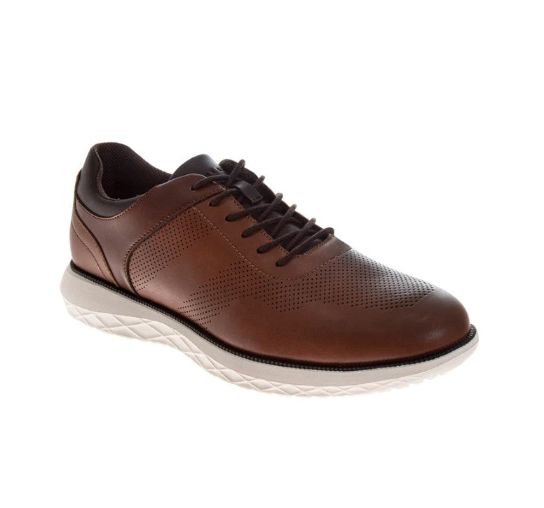 Perry Ellis Men's Size 11 Lace-up Casual Dress Shoes, Brown
