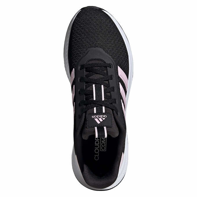 adidas Ladies' Size 9, X_PLR Path Sneaker Running Shoes, Black/Pink, Customer Return