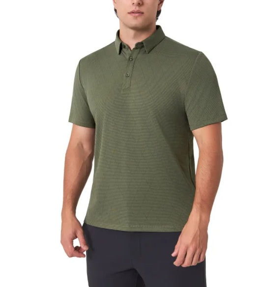 Modern Ambition Men's Size 3XL Short Sleeve Polo Shirt, Green