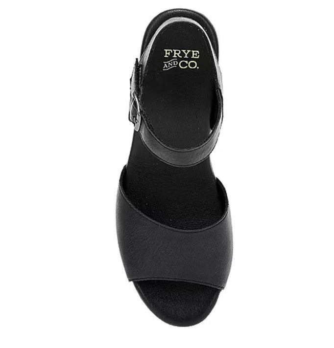 Frye and Co. Women's Size 8.5 M, Girard High Block Heeled Sandals, Black