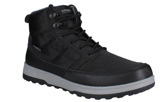 Weatherproof Men's Jenkins Size 9, Lace-Up Sneaker Ankle Boots, Black